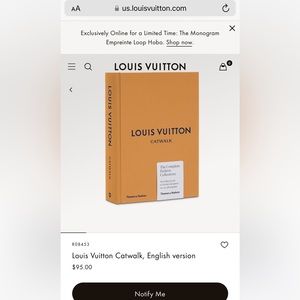 Louis Vuitton Catwalk Book